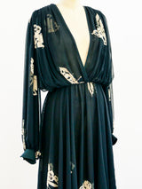 Wayne Clark Butterfly Chiffon Dress Dress arcadeshops.com