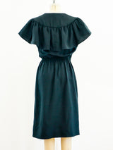Halston Ruffle Wrap Dress Dress arcadeshops.com