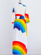 Hawaiian Rainbow Belted Caftan Dress arcadeshops.com