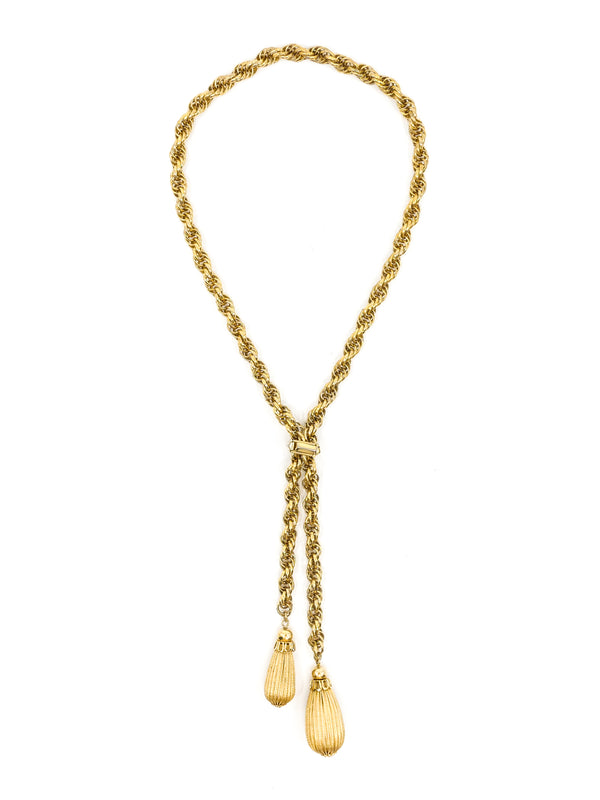 Lariat Style Teardrop Necklace Accessory arcadeshops.com