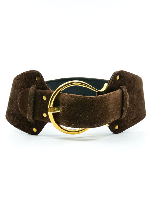 Christian Dior Suede Waist Belt Accessory arcadeshops.com