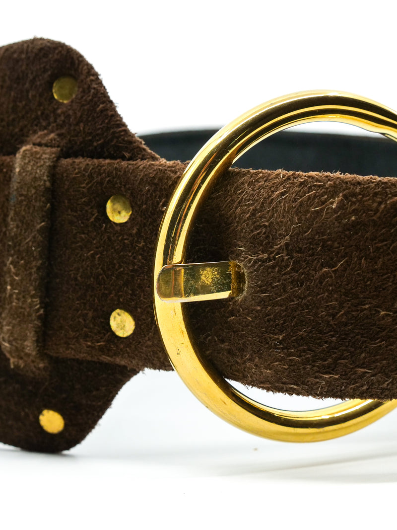Christian Dior Suede Waist Belt Accessory arcadeshops.com