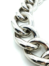 Givenchy Silvertone Chain Collar Necklace Accessory arcadeshops.com