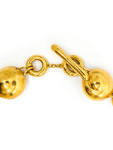 Goldtone Bubble Pendant Necklace Accessory arcadeshops.com