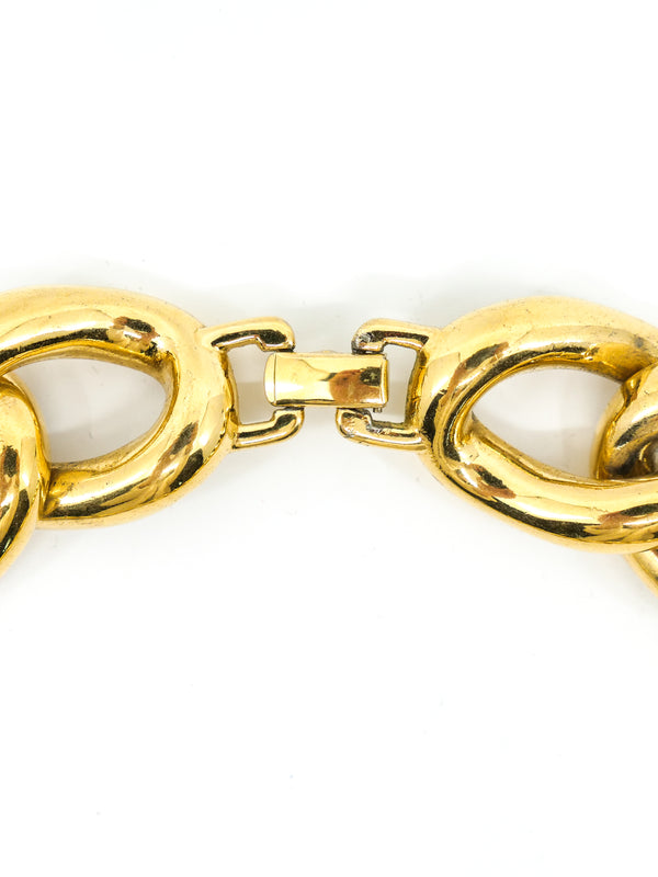 Givenchy Goldtone Chain Link Necklace Accessory arcadeshops.com
