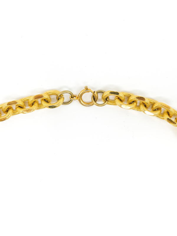 Pauline Rader Lucite Cabochon Pendant Necklace Accessory arcadeshops.com