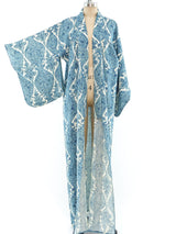 Baroque Floral Printed Kimono Jacket arcadeshops.com