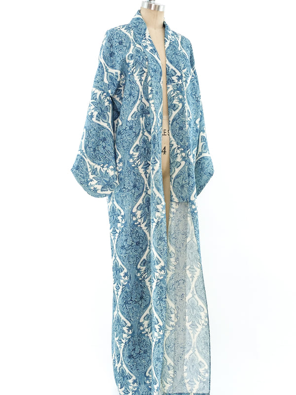 Baroque Floral Printed Kimono Jacket arcadeshops.com