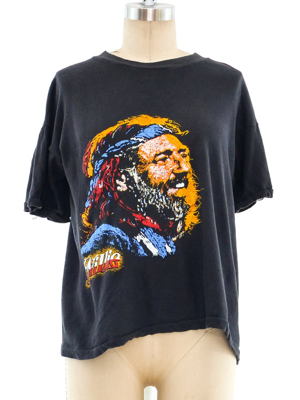 1970's Willie Nelson Tee T-Shirt arcadeshops.com
