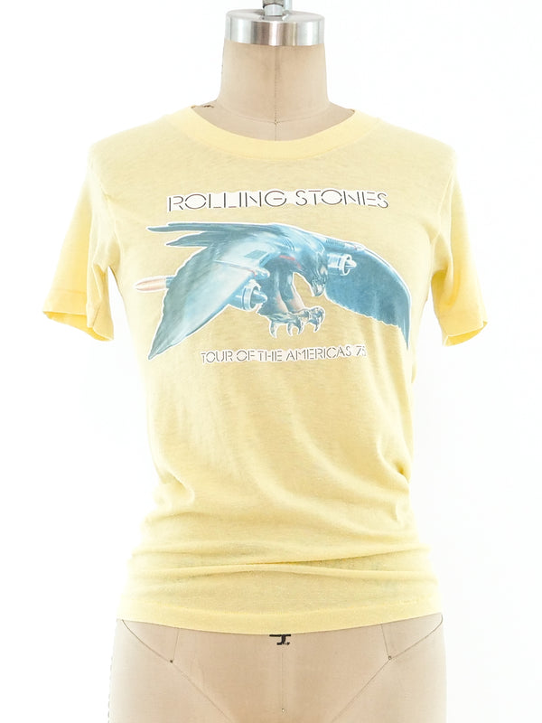 1975 Rolling Stones Tour Tee T-Shirt arcadeshops.com
