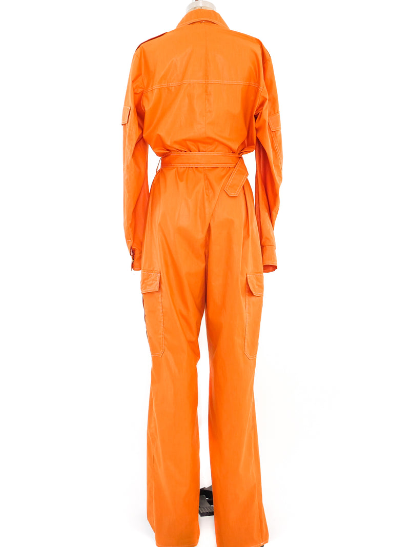 1970's Orange Jumpsuit Suit arcadeshops.com