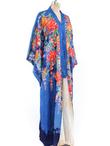 Floral Printed Silk Kimono Jacket arcadeshops.com