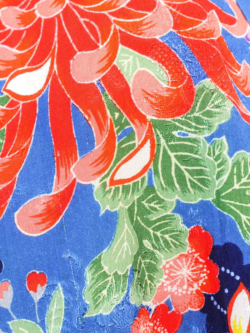 Floral Printed Silk Kimono Jacket arcadeshops.com