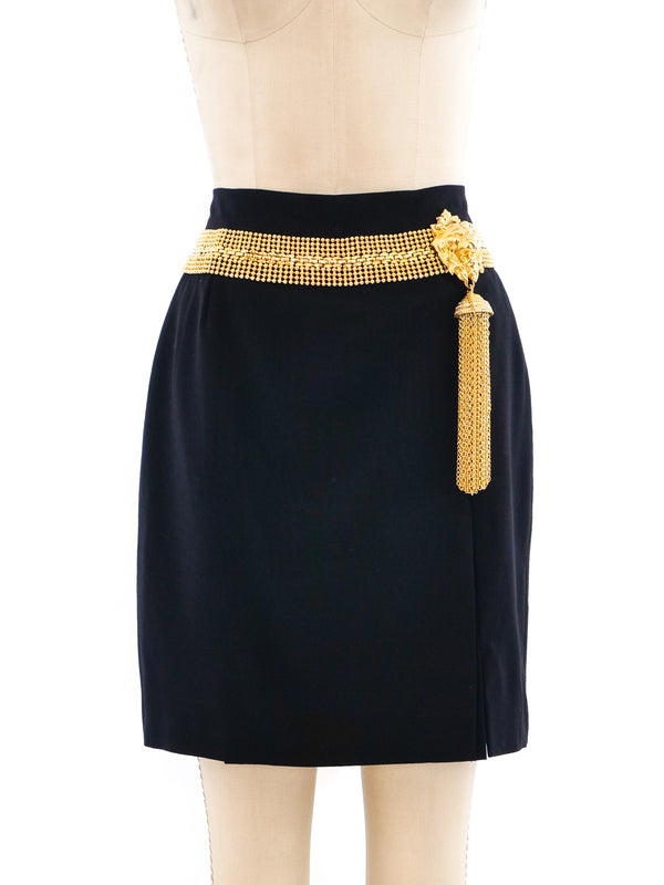 Gianfranco Ferre Belted Mini Skirt Bottom arcadeshops.com