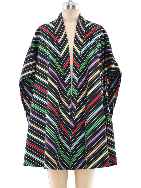 Rainbow Ribbon Striped Jacket Jacket arcadeshops.com