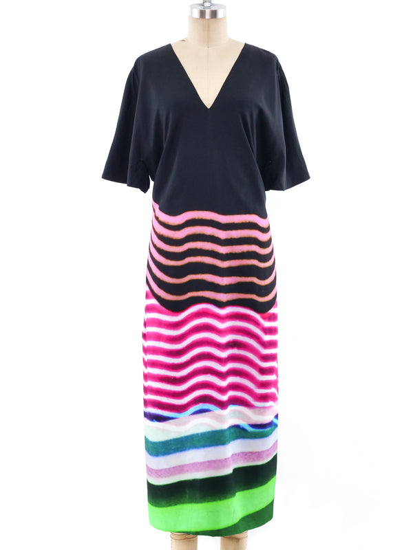 Dries Van Noten Neon Printed Dress Dress arcadeshops.com