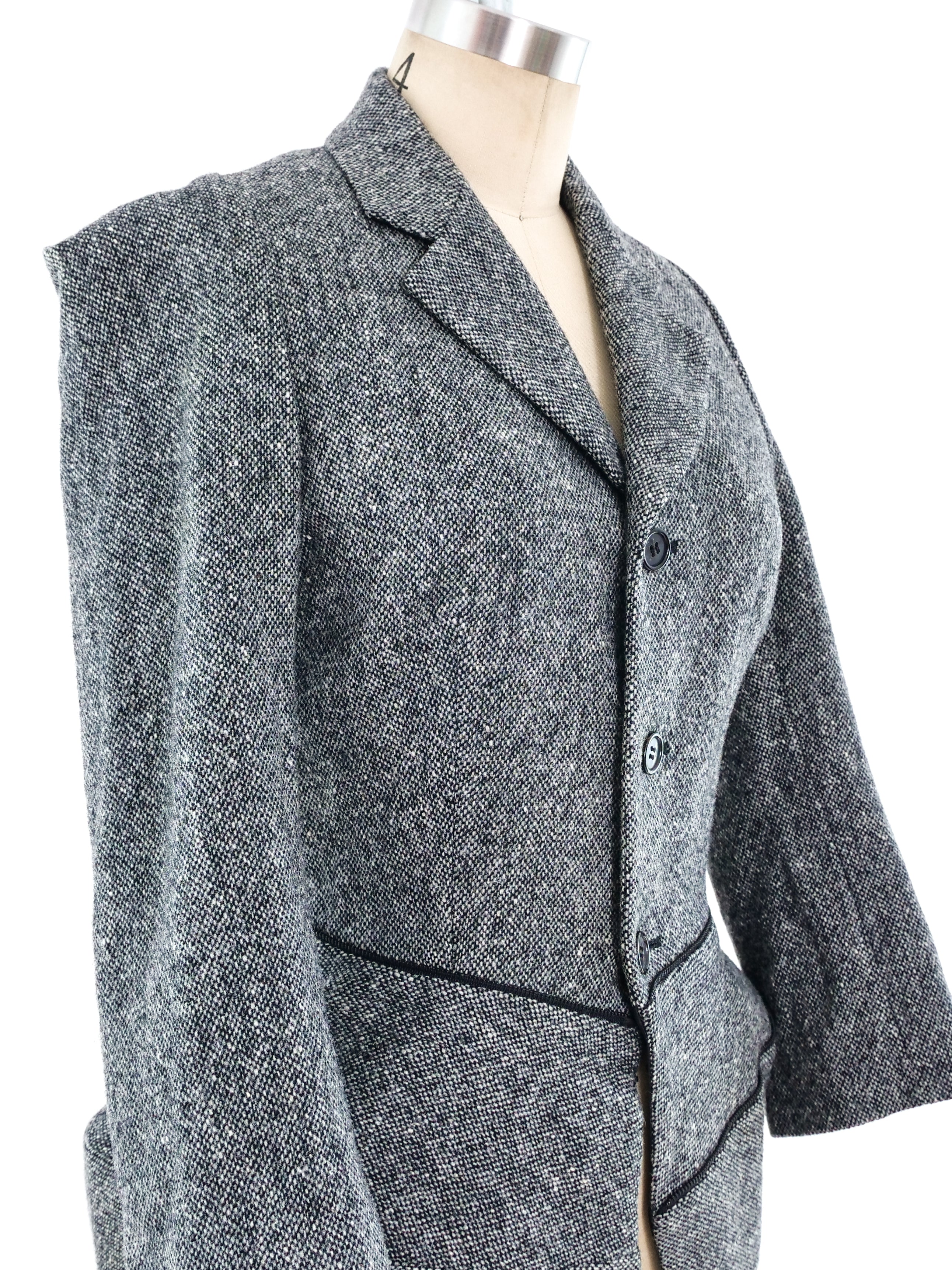 Junya Watanabe Architectural Tweed Jacket Junya Watanabe Architectural Tweed Jacket