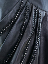 Embellished Leather Dress Dress arcadeshops.com