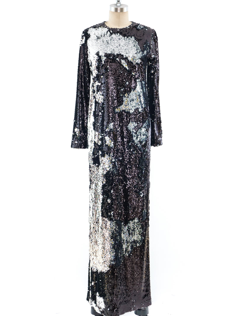 Marques Almeida Flip Sequin Embellished Gown Dress arcadeshops.com