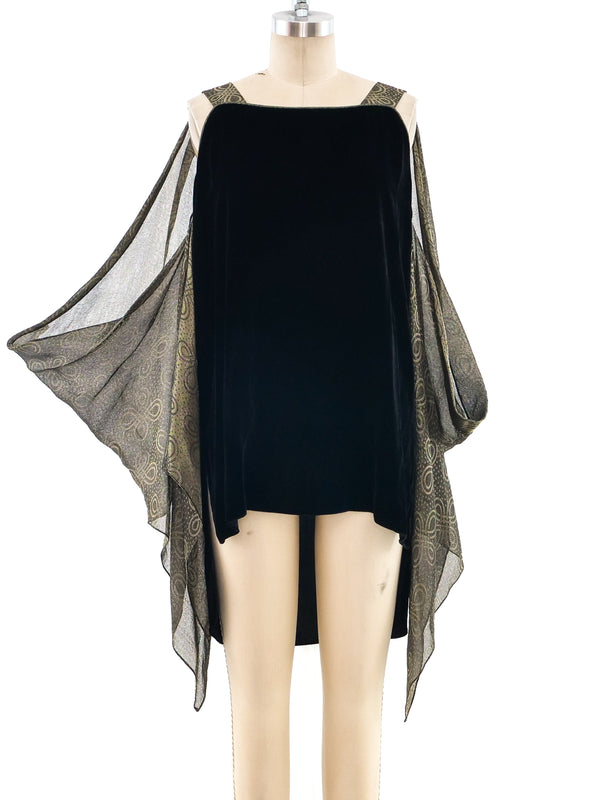 Velvet Flutter Tank Top arcadeshops.com