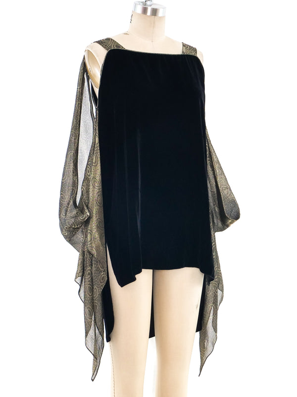 Velvet Flutter Tank Top arcadeshops.com