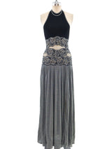 Geoffrey Beene Lace Midriff Gown Dress arcadeshops.com