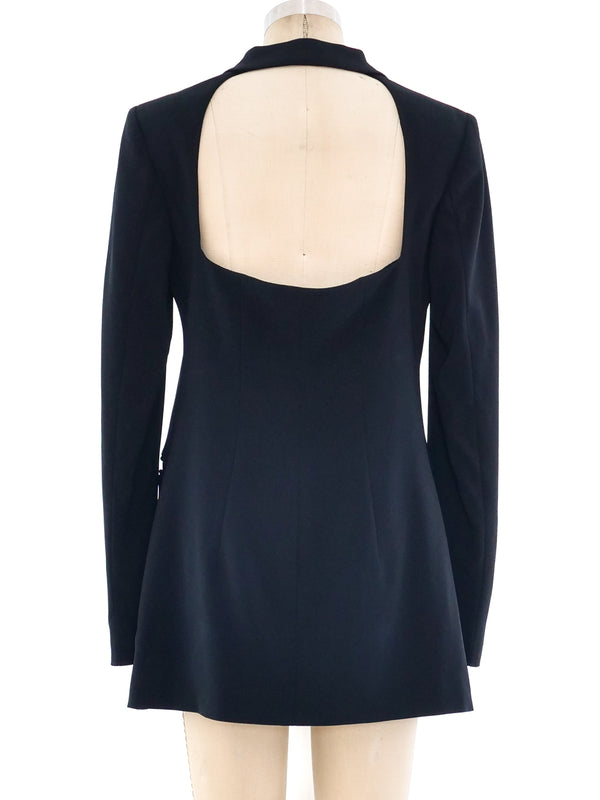 Romeo Gigli Open Back Blazer Jacket arcadeshops.com