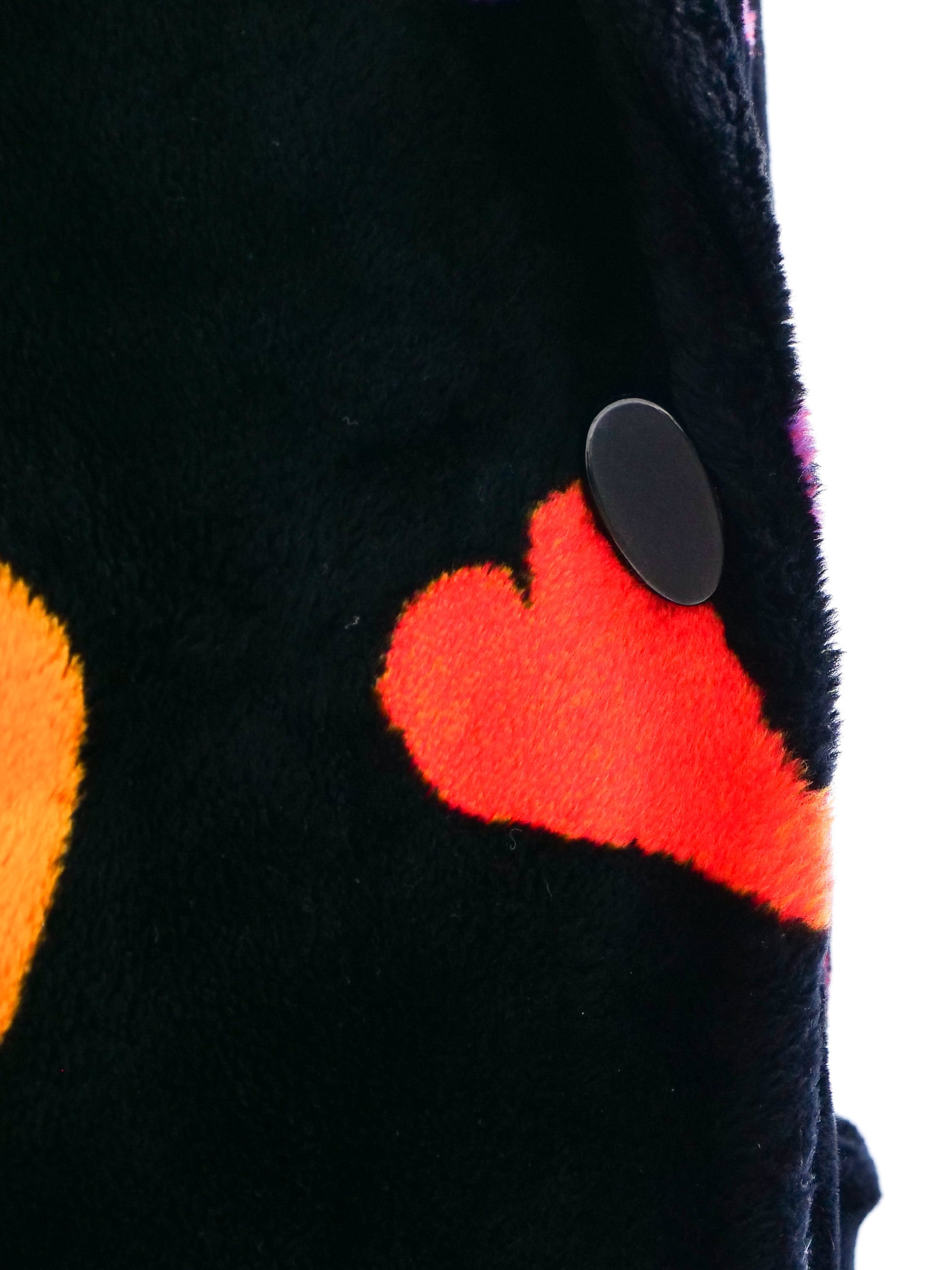 Donnybrook Heart Motif Faux Fur Coat