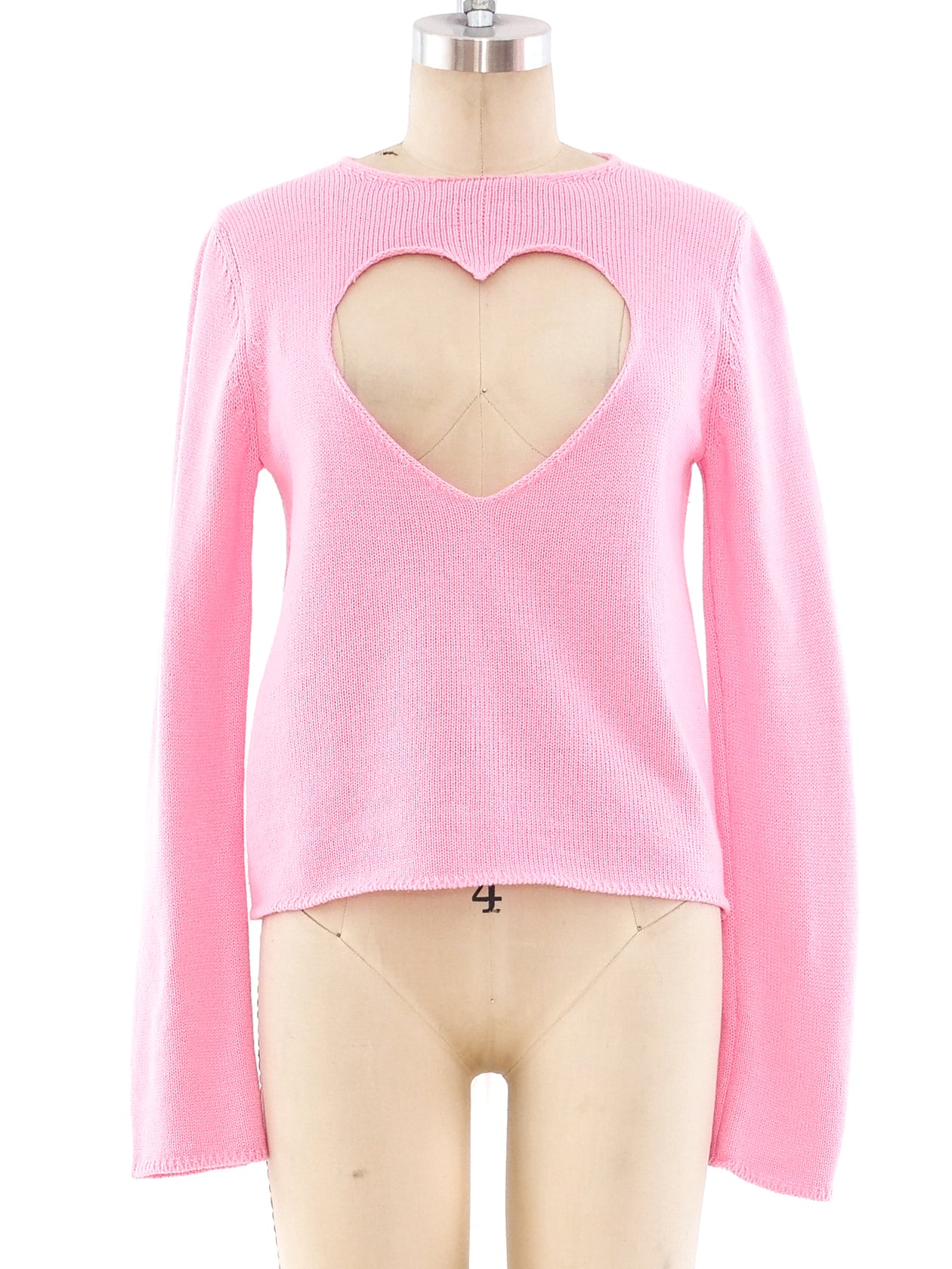 Comme des Garcons Heart Cutout Sweater