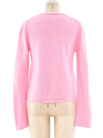 Comme des Garcons Heart Cutout Sweater