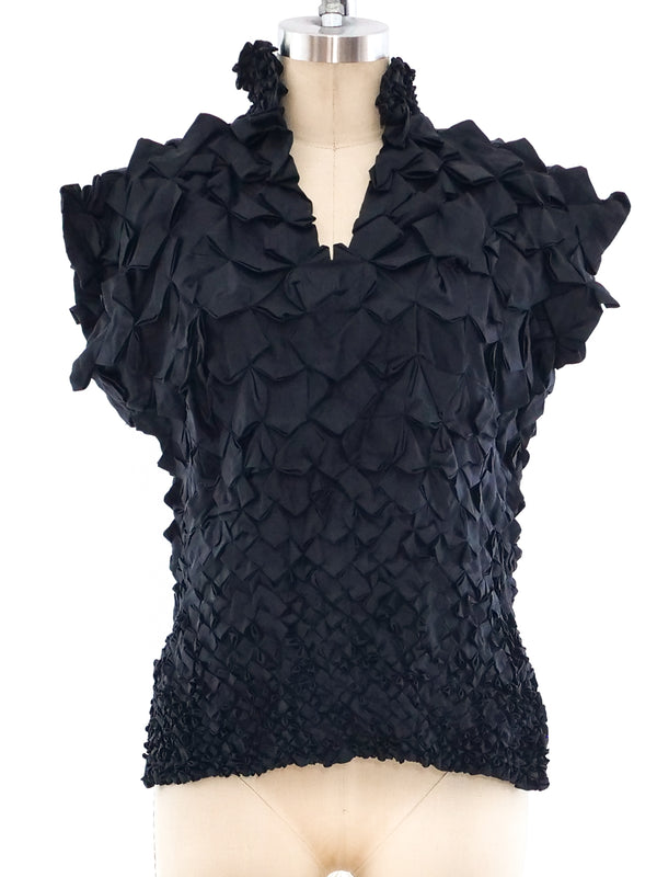 Issey Miyake Origami Pleated Top Top arcadeshops.com