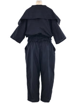 Issey Miyake Architectural Gauze Jumpsuit Jumpsuit arcadeshops.com