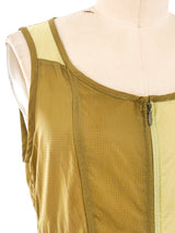Norma Kamali Patchwork Drawstring Tank Dress Dress arcadeshops.com