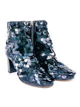 Chanel Paillette Heeled Booties, 38 Accessory arcadeshops.com