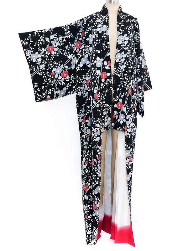 Cherry Blossom Printed Kimono Jacket arcadeshops.com