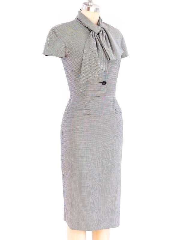 Christian Dior Houndstooth Dress Dress arcadeshops.com