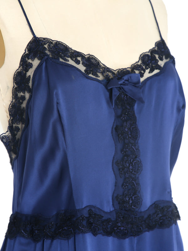 Christian Dior Sapphire Slip Dress Dress arcadeshops.com