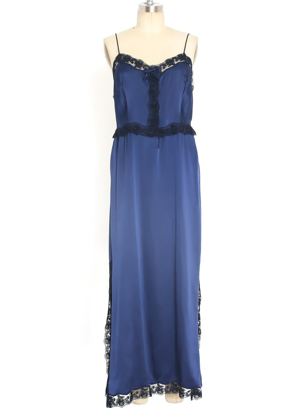 Christian Dior Sapphire Slip Dress Dress arcadeshops.com