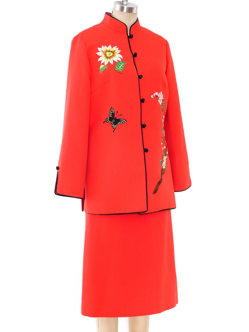 Lilli Ann Embroidered Ensemble Suit arcadeshops.com