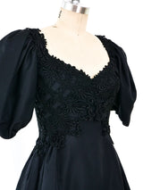 Puff Sleeve Lace Dress Dress arcadeshops.com