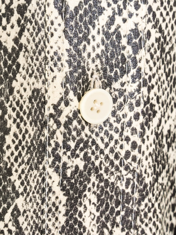 Snake Print Rain Jacket Outerwear arcadeshops.com