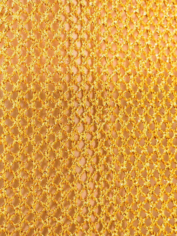 Anne Klein Gold Net Tank Dress Dress arcadeshops.com