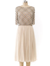 Bead Embellished Silk Dress Dress arcadeshops.com