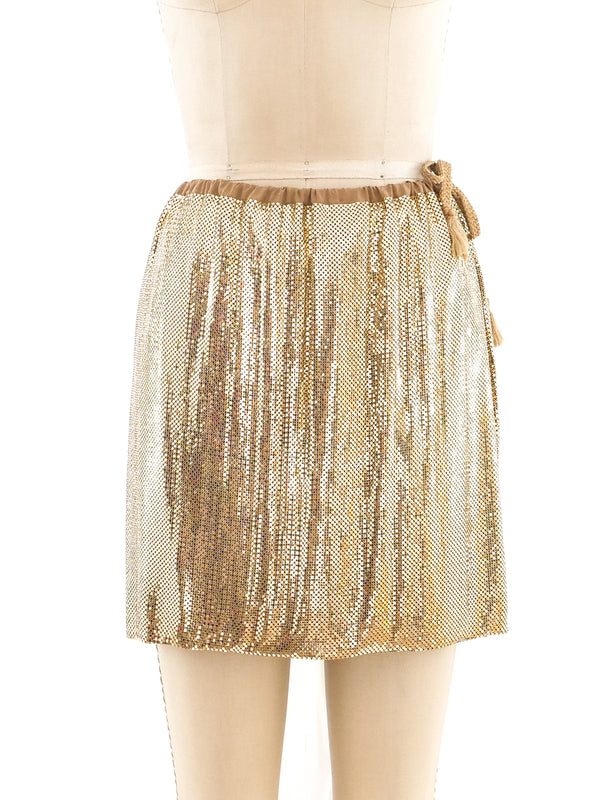 Whiting and Davis Chainmail Mini Skirt Bottom arcadeshops.com