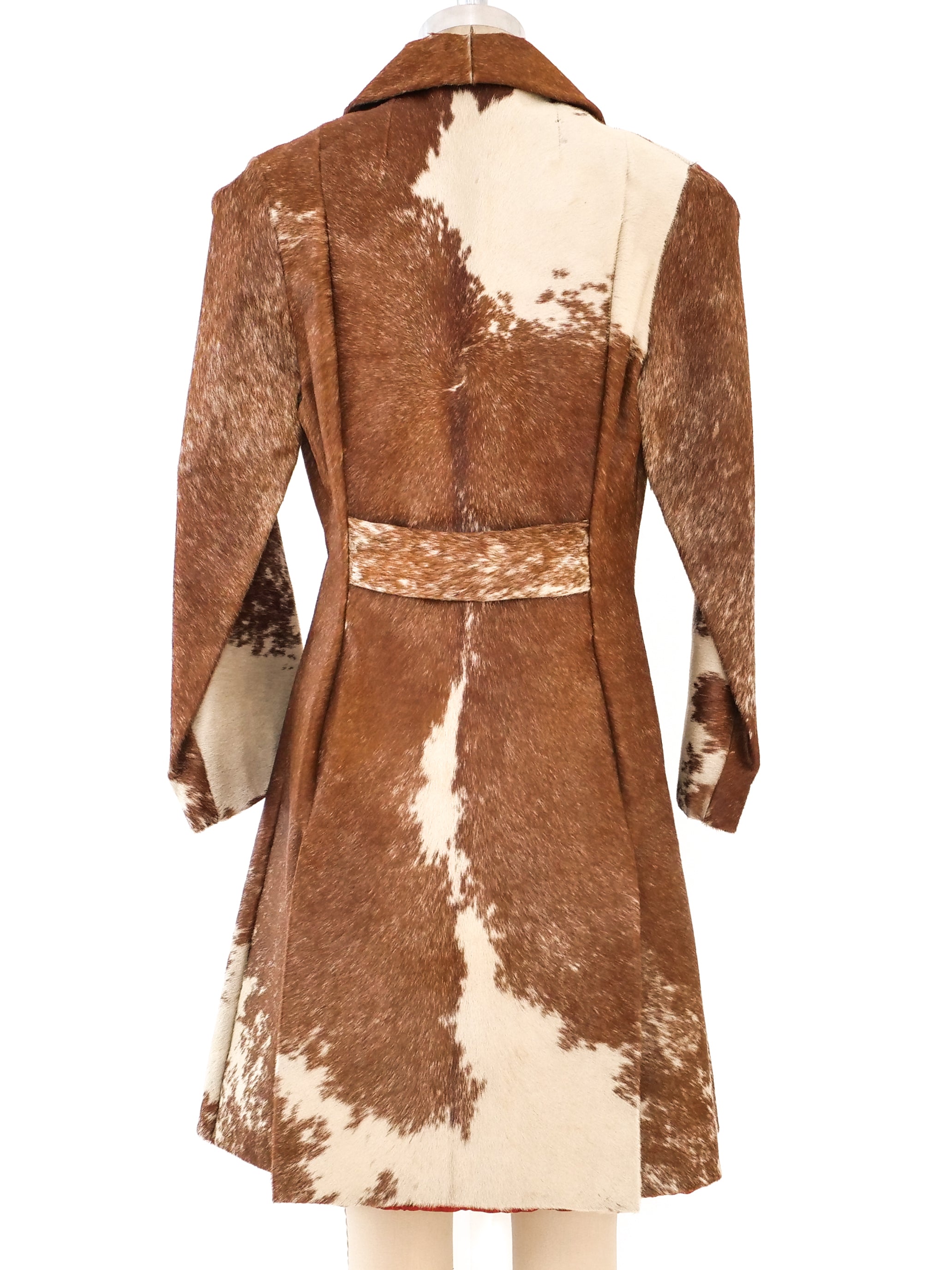 Cowhide coat clearance