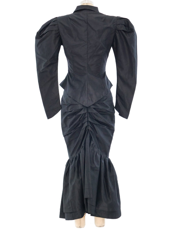 Norma Kamali Taffeta Skirt Ensemble Suit arcadeshops.com