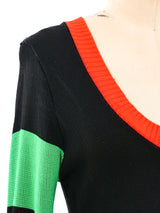 Giorgio di Sant'Angelo Airplane Knit Maxi Dress Dress arcadeshops.com