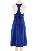 Stephen Burrows Electric Blue Ultrasuede Ensemble Suit arcadeshops.com