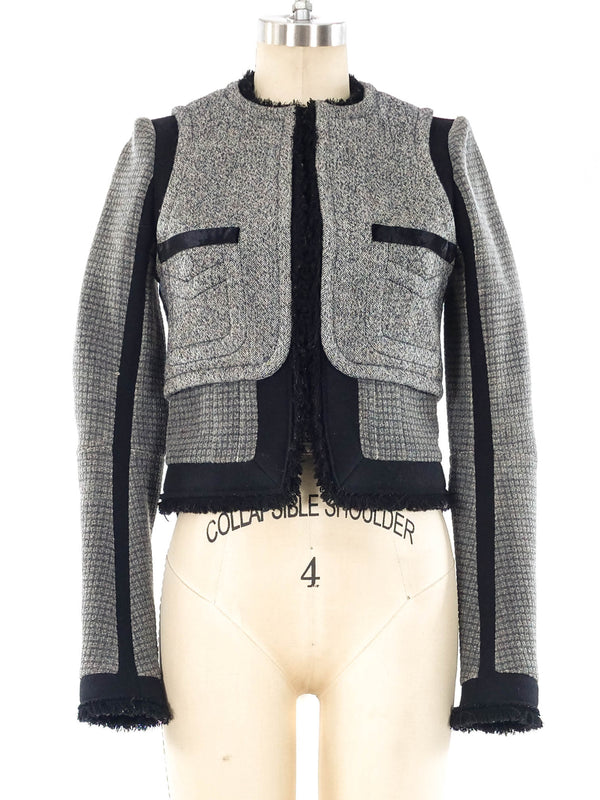 2008 Balenciaga Deconstructed Cropped Jacket Jacket arcadeshops.com