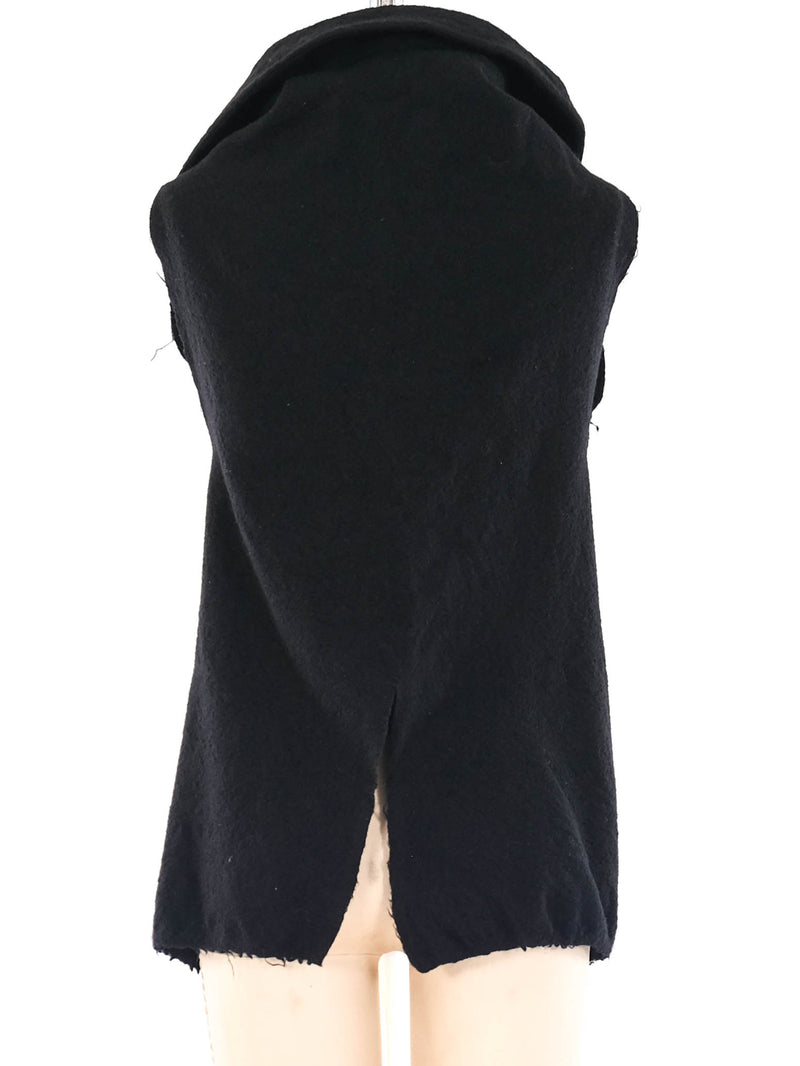 Comme des Garcons Felted Wool Sleeveless Top Top arcadeshops.com